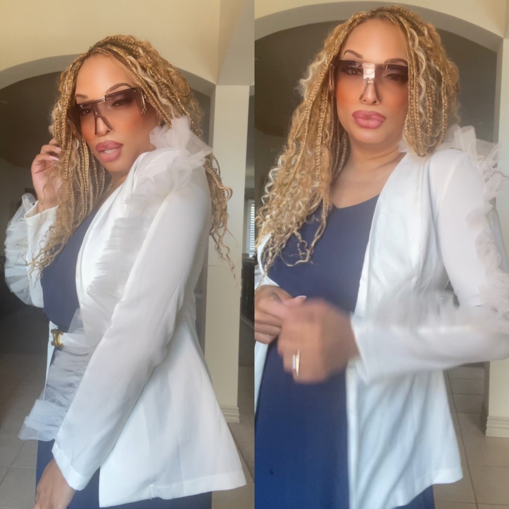 White Statement Blazer